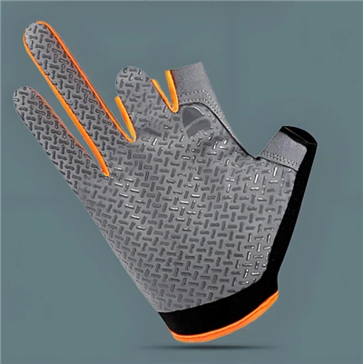 Nedrseče kolesarske rokavice s tremi prsti